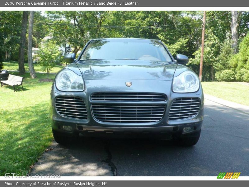 Titanium Metallic / Sand Beige Full Leather 2006 Porsche Cayenne Turbo