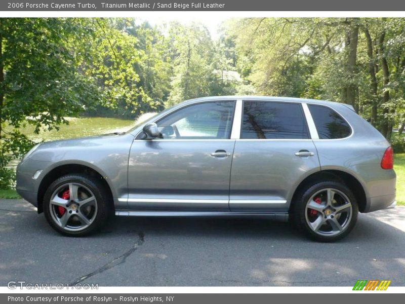 Titanium Metallic / Sand Beige Full Leather 2006 Porsche Cayenne Turbo
