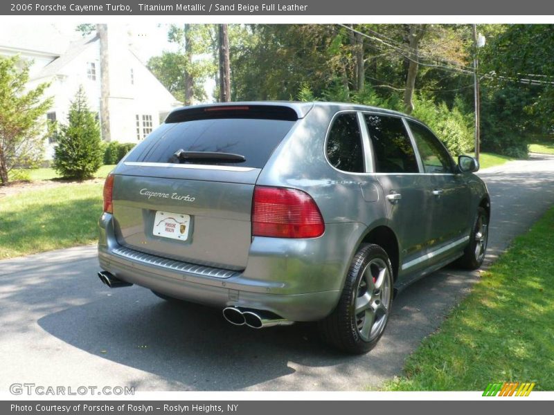 Titanium Metallic / Sand Beige Full Leather 2006 Porsche Cayenne Turbo