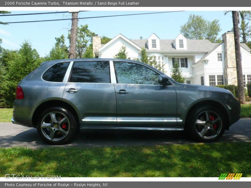 Titanium Metallic / Sand Beige Full Leather 2006 Porsche Cayenne Turbo