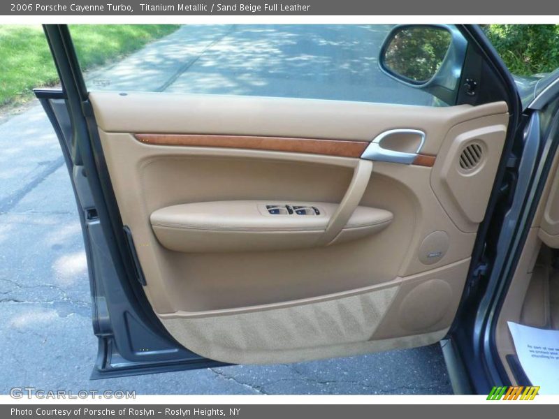 Titanium Metallic / Sand Beige Full Leather 2006 Porsche Cayenne Turbo
