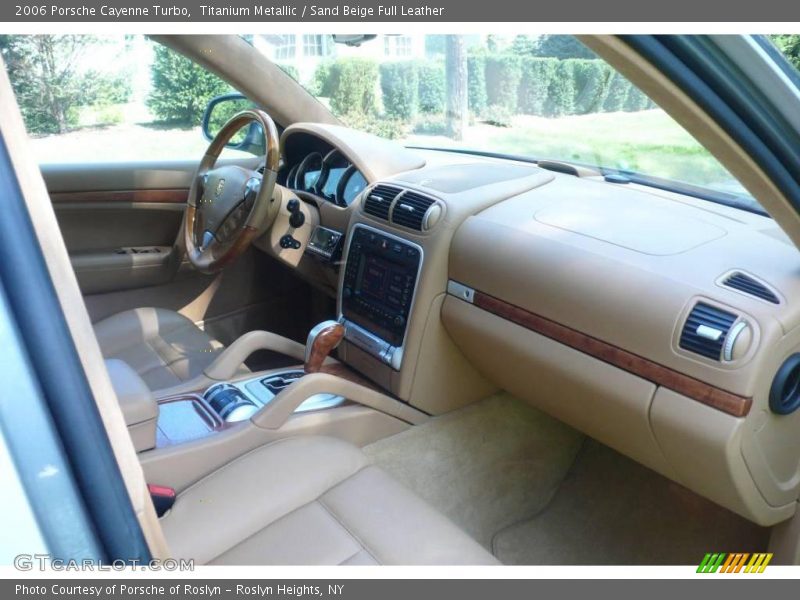 Titanium Metallic / Sand Beige Full Leather 2006 Porsche Cayenne Turbo