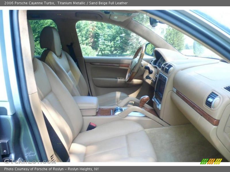 Titanium Metallic / Sand Beige Full Leather 2006 Porsche Cayenne Turbo