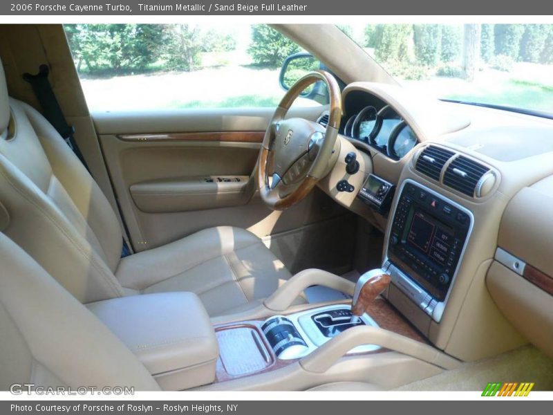 Titanium Metallic / Sand Beige Full Leather 2006 Porsche Cayenne Turbo