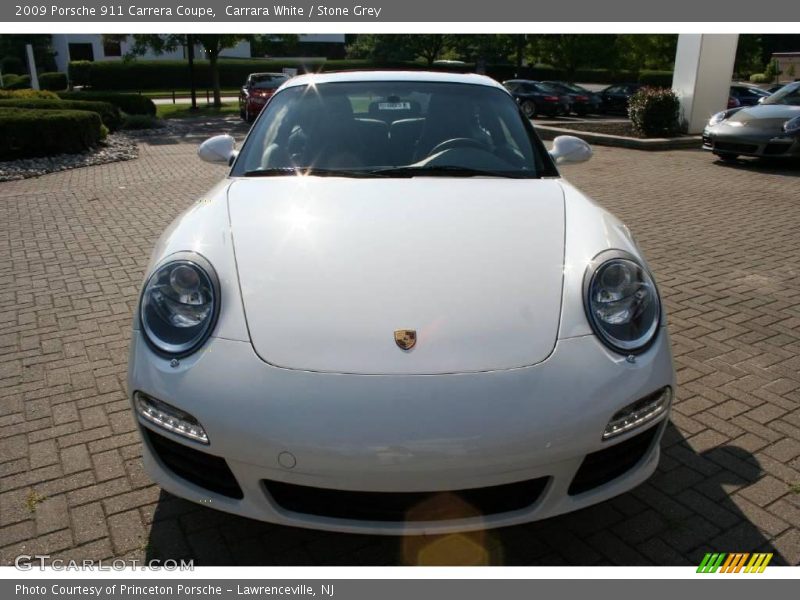 Carrara White / Stone Grey 2009 Porsche 911 Carrera Coupe