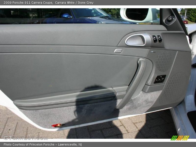 Carrara White / Stone Grey 2009 Porsche 911 Carrera Coupe