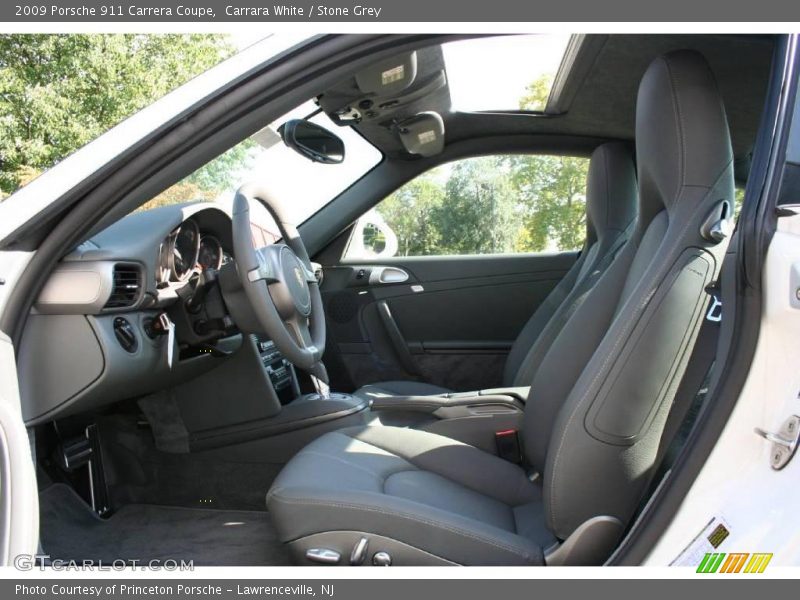 Carrara White / Stone Grey 2009 Porsche 911 Carrera Coupe