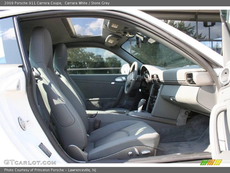 Carrara White / Stone Grey 2009 Porsche 911 Carrera Coupe