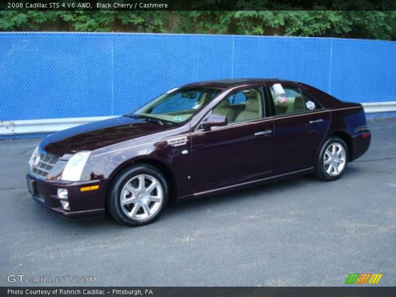 Black Cherry / Cashmere 2008 Cadillac STS 4 V6 AWD