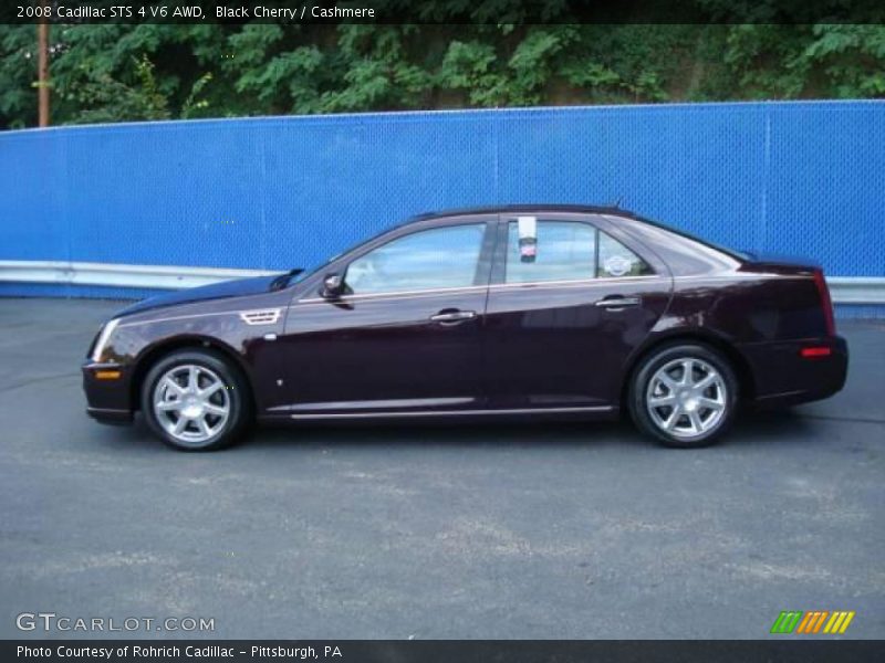 Black Cherry / Cashmere 2008 Cadillac STS 4 V6 AWD