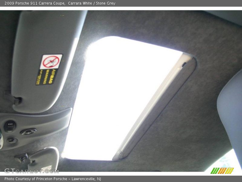 Carrara White / Stone Grey 2009 Porsche 911 Carrera Coupe