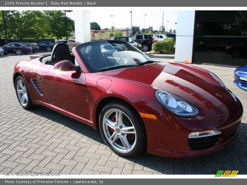 Ruby Red Metallic / Black 2009 Porsche Boxster S