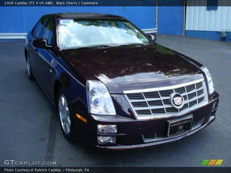 Black Cherry / Cashmere 2008 Cadillac STS 4 V6 AWD
