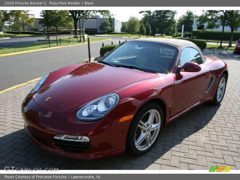 Ruby Red Metallic / Black 2009 Porsche Boxster S