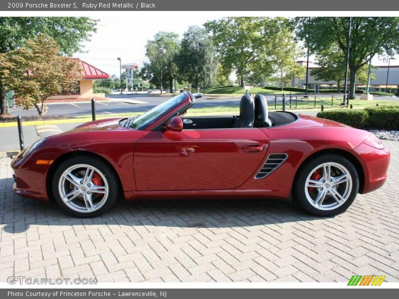 Ruby Red Metallic / Black 2009 Porsche Boxster S
