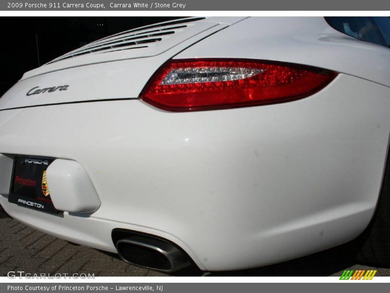 Carrara White / Stone Grey 2009 Porsche 911 Carrera Coupe