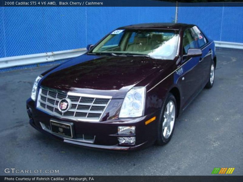Black Cherry / Cashmere 2008 Cadillac STS 4 V6 AWD