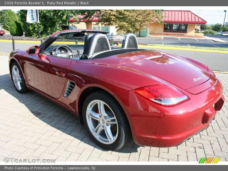 Ruby Red Metallic / Black 2009 Porsche Boxster S
