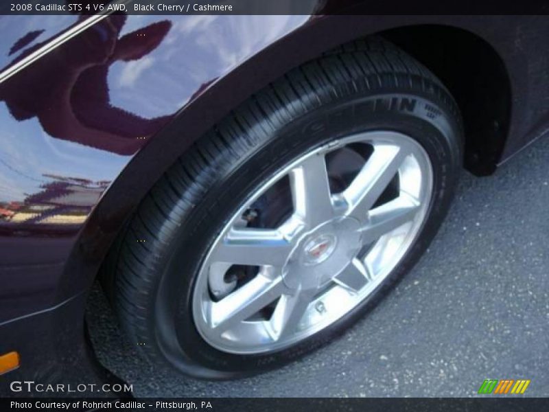 Black Cherry / Cashmere 2008 Cadillac STS 4 V6 AWD
