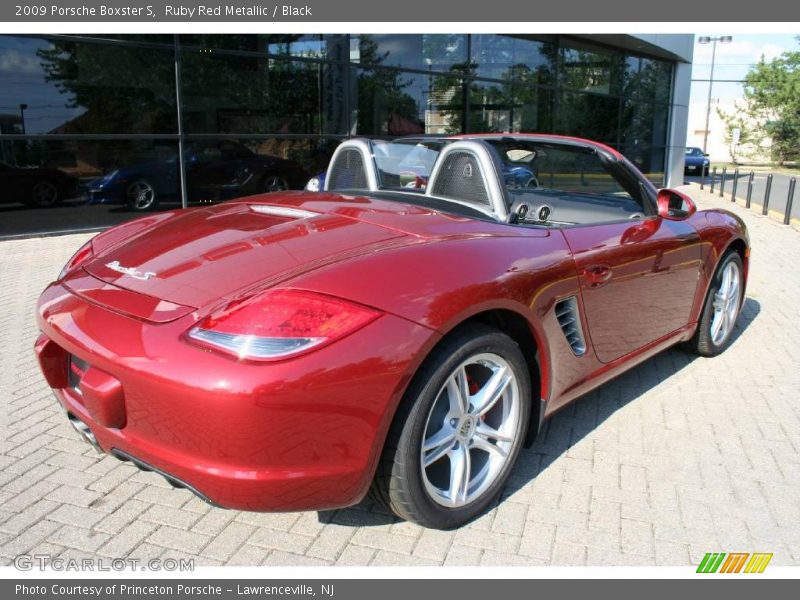 Ruby Red Metallic / Black 2009 Porsche Boxster S