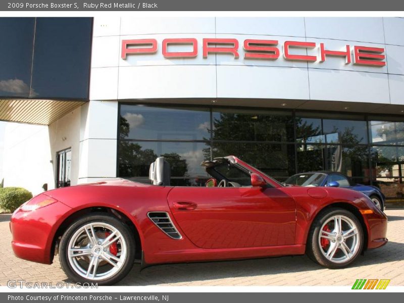Ruby Red Metallic / Black 2009 Porsche Boxster S