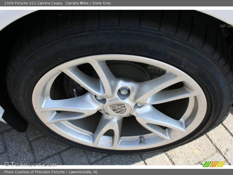 Carrara White / Stone Grey 2009 Porsche 911 Carrera Coupe