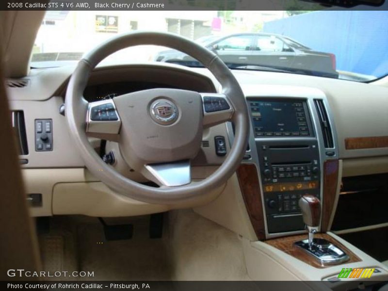 Black Cherry / Cashmere 2008 Cadillac STS 4 V6 AWD