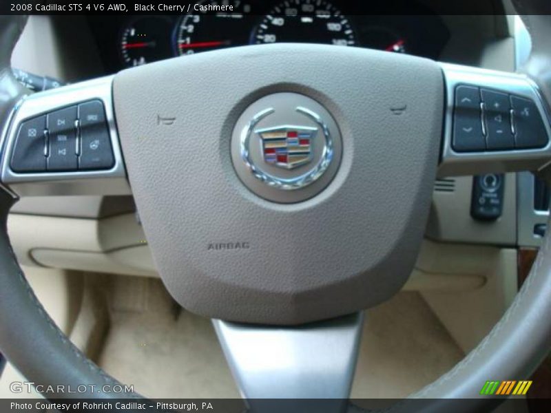 Black Cherry / Cashmere 2008 Cadillac STS 4 V6 AWD