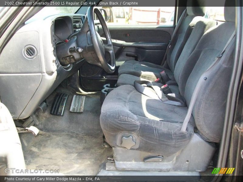 Onyx Black / Graphite 2002 Chevrolet Silverado 2500 LS Regular Cab 4x4