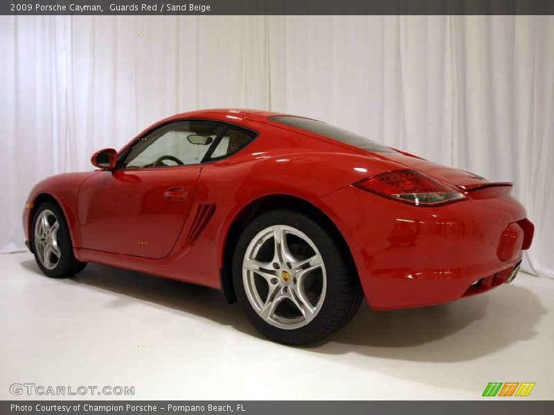 Guards Red / Sand Beige 2009 Porsche Cayman
