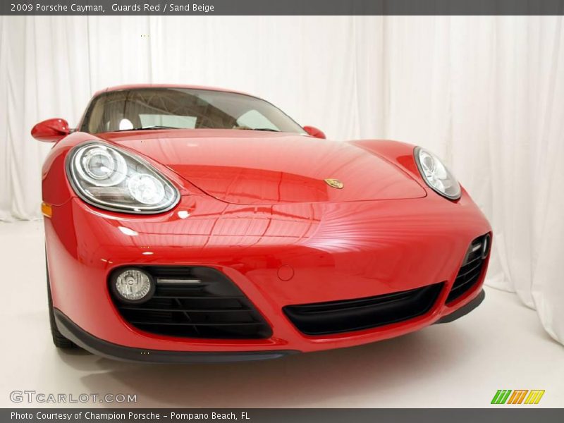 Guards Red / Sand Beige 2009 Porsche Cayman