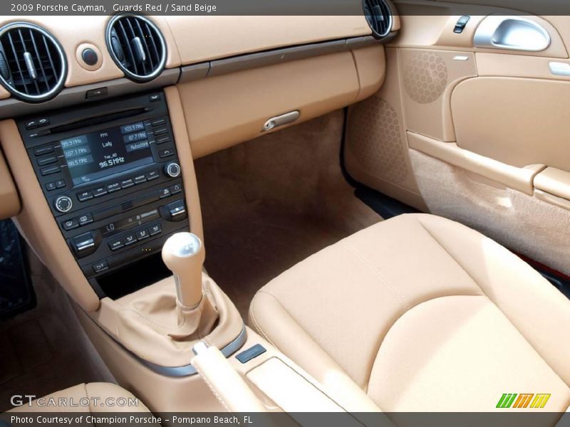Guards Red / Sand Beige 2009 Porsche Cayman