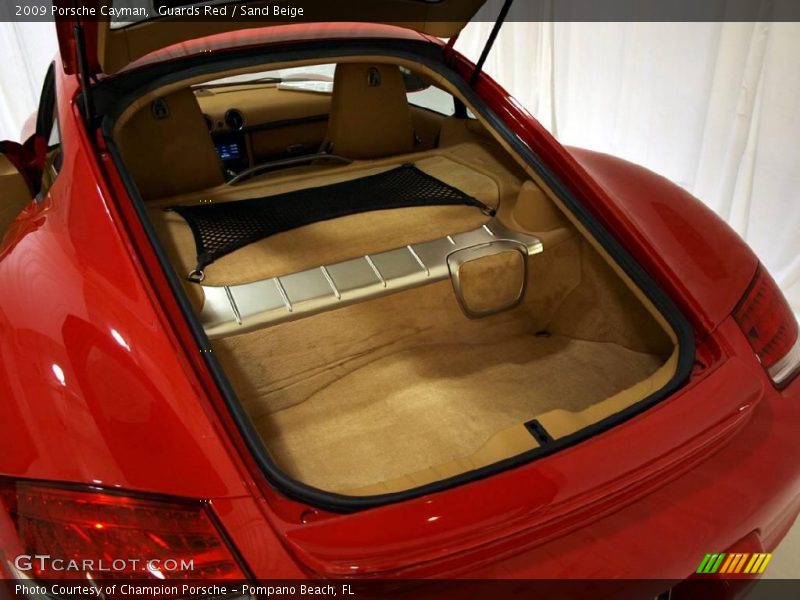 Guards Red / Sand Beige 2009 Porsche Cayman