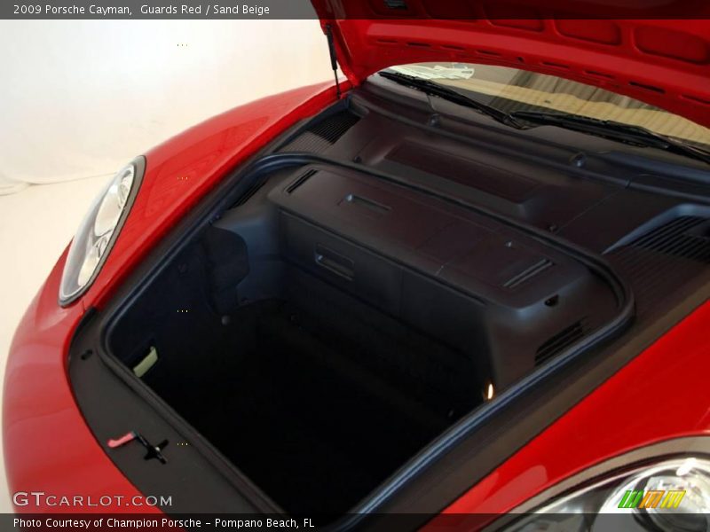 Guards Red / Sand Beige 2009 Porsche Cayman