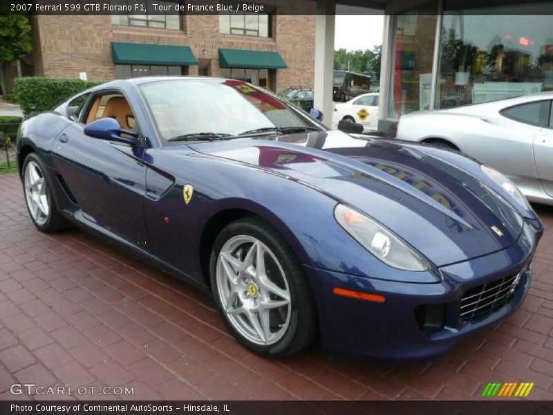 Tour de France Blue / Beige 2007 Ferrari 599 GTB Fiorano F1