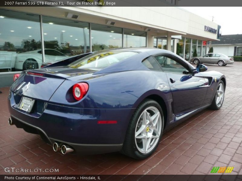 Tour de France Blue / Beige 2007 Ferrari 599 GTB Fiorano F1