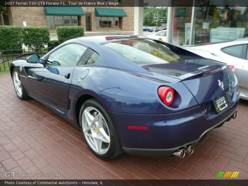 Tour de France Blue / Beige 2007 Ferrari 599 GTB Fiorano F1