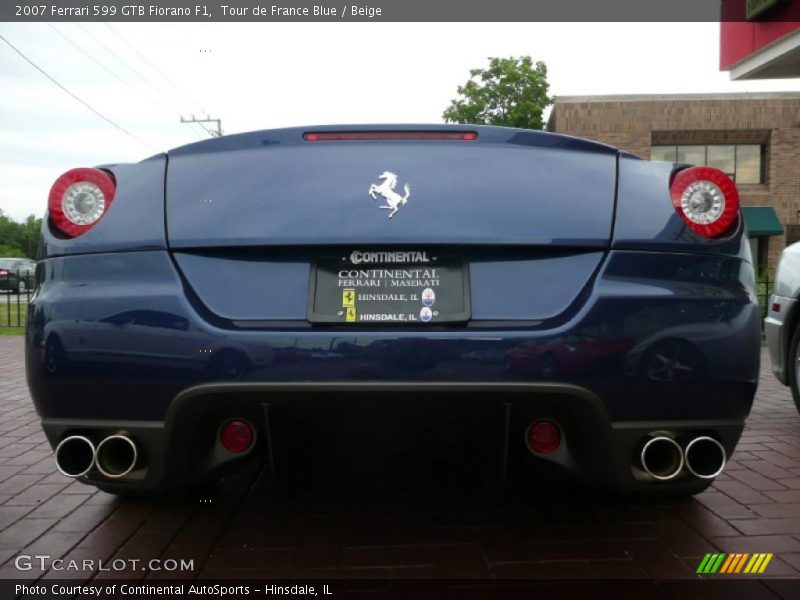 Tour de France Blue / Beige 2007 Ferrari 599 GTB Fiorano F1