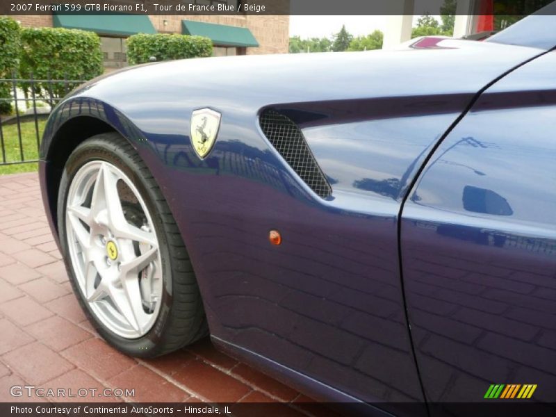 Tour de France Blue / Beige 2007 Ferrari 599 GTB Fiorano F1