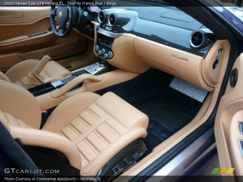Tour de France Blue / Beige 2007 Ferrari 599 GTB Fiorano F1