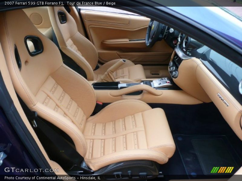 Tour de France Blue / Beige 2007 Ferrari 599 GTB Fiorano F1