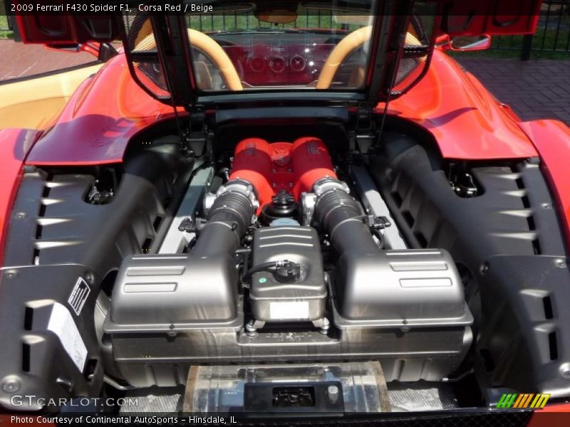 Corsa Red / Beige 2009 Ferrari F430 Spider F1
