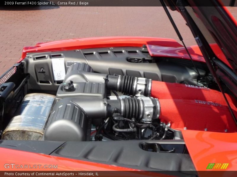 Corsa Red / Beige 2009 Ferrari F430 Spider F1