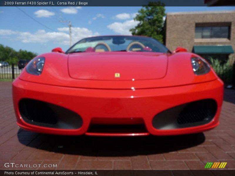 Corsa Red / Beige 2009 Ferrari F430 Spider F1