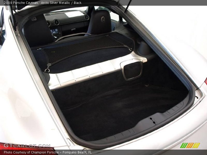 Arctic Silver Metallic / Black 2009 Porsche Cayman