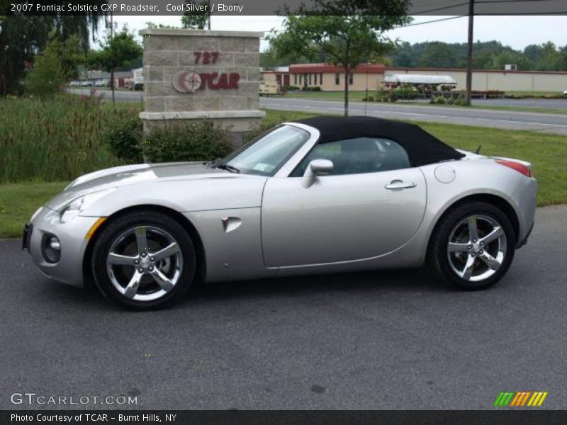 Cool Silver / Ebony 2007 Pontiac Solstice GXP Roadster