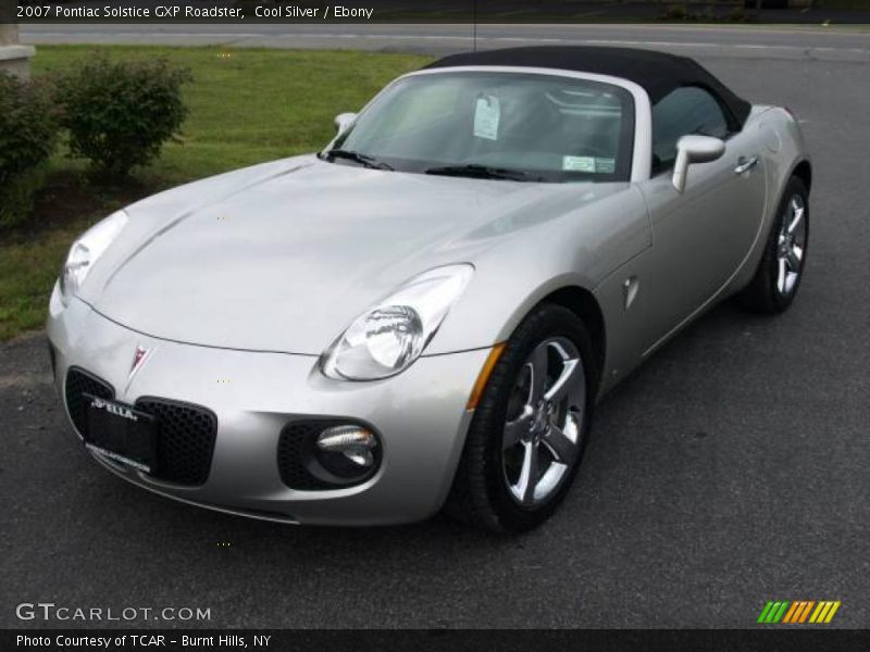 Cool Silver / Ebony 2007 Pontiac Solstice GXP Roadster