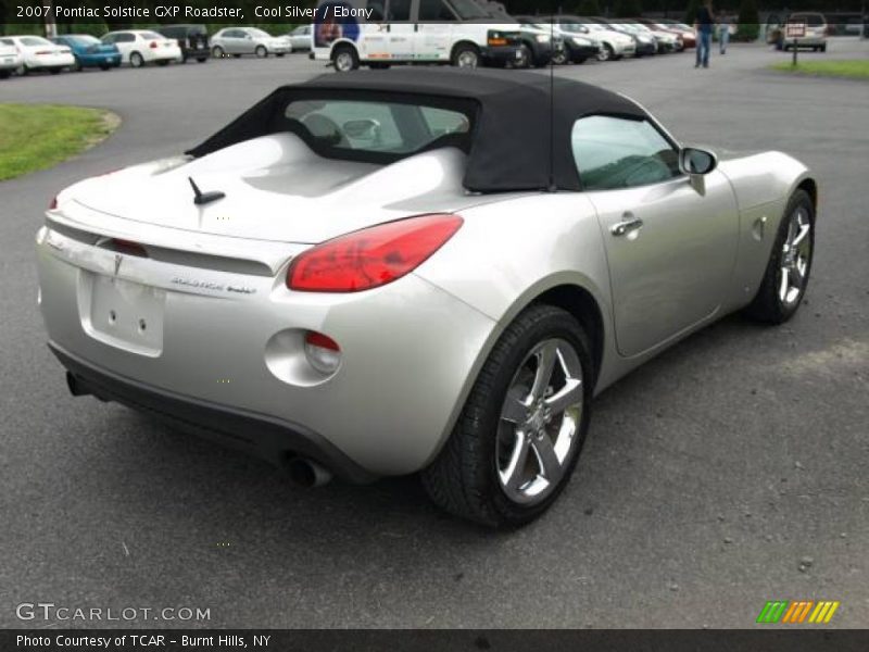Cool Silver / Ebony 2007 Pontiac Solstice GXP Roadster