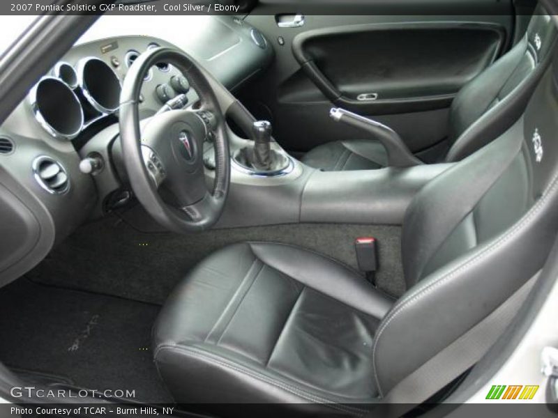 Cool Silver / Ebony 2007 Pontiac Solstice GXP Roadster
