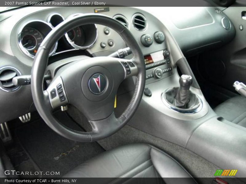 Cool Silver / Ebony 2007 Pontiac Solstice GXP Roadster